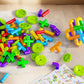 Creative children's plastic puzzle DIY assembled pipe building blocks large particles water pipe toys kindergarten early education cross-border