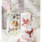 Flowers, Birds, Chirping Leaves, Pet Special-Shaped Sticker Pack, Landscaping Ins Style Bird Handbook Material, Mobile Phone Case Sticker