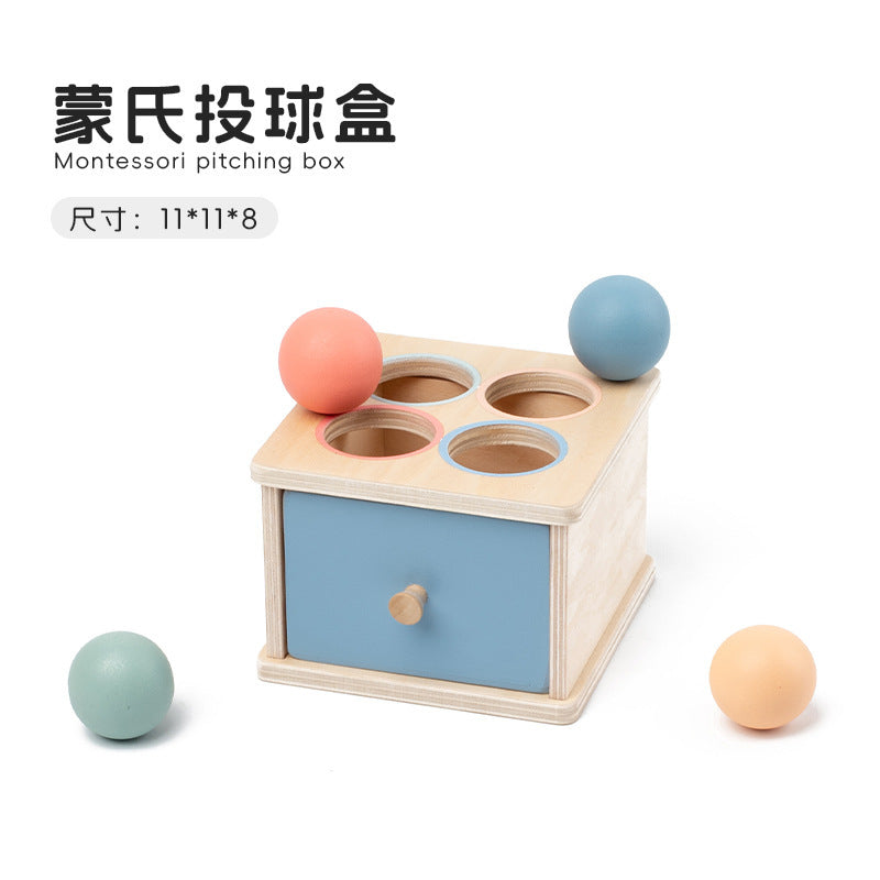Montessori Classification Early Education Coin Box Baby Color Cognitive Shape Building Blocks Matching Teaching Aids Baby Educational Toys