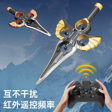 New Cross-Border Remote Control Sword Flying Aircraft, Fall-Resistant Stunt Remote Control Flying Sword Aircraft, Boys and Children's Toys Wholesale
