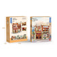 Zhegao Mini Granular 613027 Theater Retro Series Castle Building Street Scene Assembled Building Blocks Toys for Girls