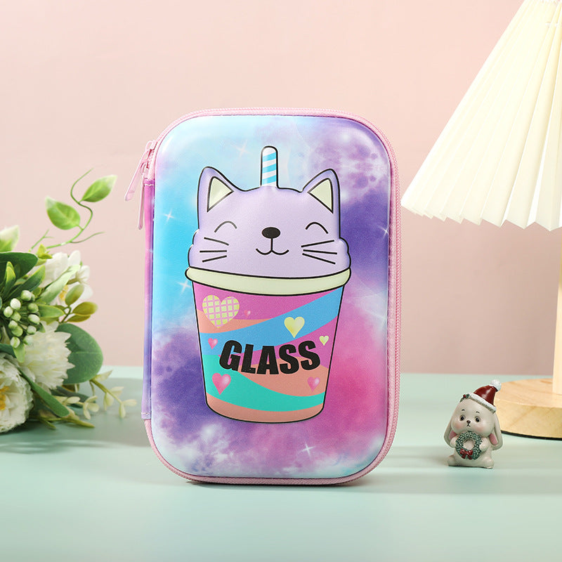 Eva Pencil Box 3D Stereo Large-Capacity Kidsren's Pencil Bag Multi-Functional Student Stationery Popular Pencil Box Waterproof