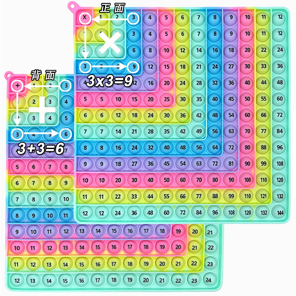 Promotional walking in Europe and America 12 factorial addition arithmetic learning puzzle science education pinch music teaching toys rodent pioneer