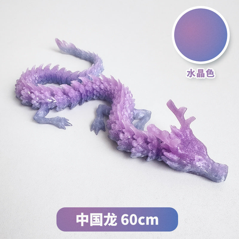 3D printing Chinese dragon dragon handicraft ornaments hand-made activities joint dragon toys cross-border manufacturers wholesale customization