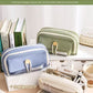 Button Pencil Bag with Good Looks for Girls, Large Capacity, Simple Ins Student Creative Canvas Stationery Bag, Pencil Stationery Box