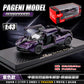 Cross-Border Popular 1:43 Three-Door Alloy Sports Car Model Kidsren's Pull-Back Toy Car Color Boxed Boy Toy Batch