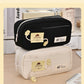 Internet Celebrous Explosions Zipper Dog Repair Pencil Bag Girls High Color Value Large Capacity Double Layer Storage Bag Puppy Pencil Bag Factory