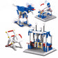 Wange Popular Science Toys Children Assembled Small Particle Power Machinery Children 6-12 Years Old Electric Teaching Building Blocks