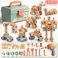 Children's DIY Tool Box Complete Set with Screws and Nuts, Children's Toys, Educational Electric Drill for Assembly and Disassembly