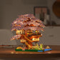 Wow, custom cherry tree building blocks assembled children's toys boys and girls Valentine's Day gift Jihui M2109