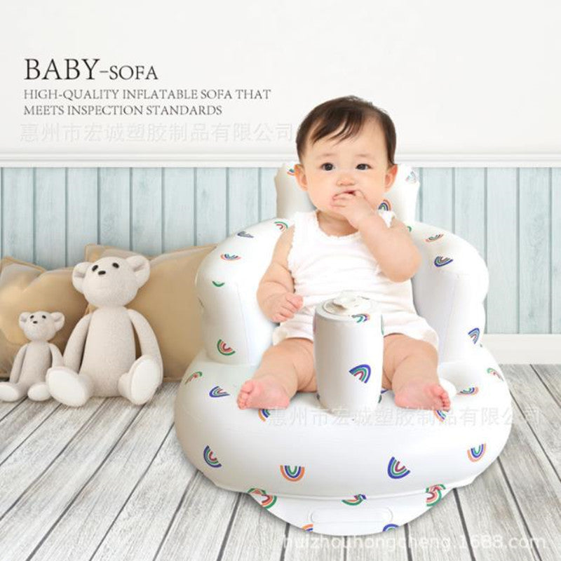 Popular Bb Stool Korean-Style Baby Sitting and Bathing Chair Anti-Fall Chair Learning Chair Foldable Inflatable Baby Sofa