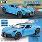 Cross-Border Popular 1:43 Three-Door Alloy Sports Car Model Kidsren's Pull-Back Toy Car Color Boxed Boy Toy Batch