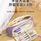 Triangular Pencil Case with Large Capacity and Multi-Functional Features, Korean-Style Ins-Style Stationery Box for Middle and High School Students, Direct from the Manufacturer