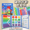 Cross-Border Children's Fraction Training Learning Teaching Aid Book 70% off Stack Magnetic Fraction Decomposition Disk Educational Learning Toys