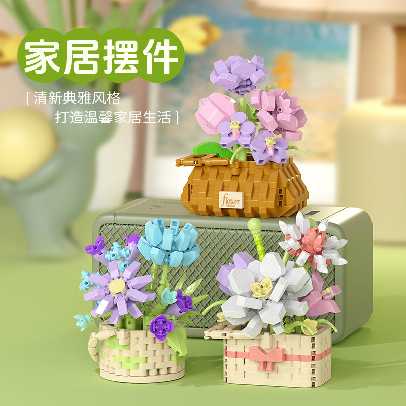 Building Blocks Compatible with Assembling Small Boxed Children's Educational Toys, Building Blocks with Small Particles and Micro Particles, Wholesale