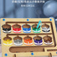 Wooden Children's Magnetic Counting Operation Color Classification Magnetic Pen Bead Shift Game Educational Early Education Maze Toy