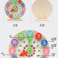 Specialized Clock Teaching Aids for Elementary School: Clock Models for First and Second Graders, Alarm Clock Face, Children's Learning Time Toys