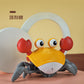 Cross-Border Electric Crab Rechargeable Luminous Concert Crawling Motion Sensor Escape Baby Children's Educational Toy