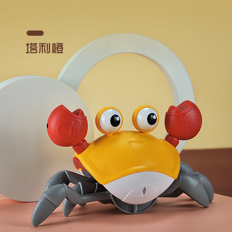 Cross-Border Electric Crab Rechargeable Luminous Concert Crawling Motion Sensor Escape Baby Children's Educational Toy