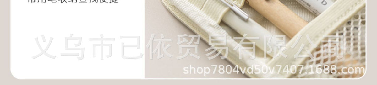 Triangular Pencil Case with Large Capacity and Multi-Functional Features, Korean-Style Ins-Style Stationery Box for Middle and High School Students, Direct from the Manufacturer
