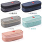in stock Multi-layer Canvas Retractable Pencil Case Korean Simple High School Student Macaron Color-block Variable Large Capacity Pencil Case