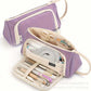 Large-Capacity Retractable Pencil Case Stationery Box in Japanese and Korean Style, Macaron Color, Upgraded Version for Primary and Secondary School Students, in Stock