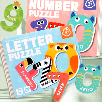 Cross-border Children's Magnetic Puzzle Refrigerator Sticker Capital Alphanumeric Animal Cognitive Magnetic Sticker Early Education Enlightenment Puzzle