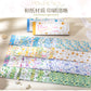 Dream Flower Floral Washi Sticker Book Plant Floral Handbook with Background Decoration Basic Stickers