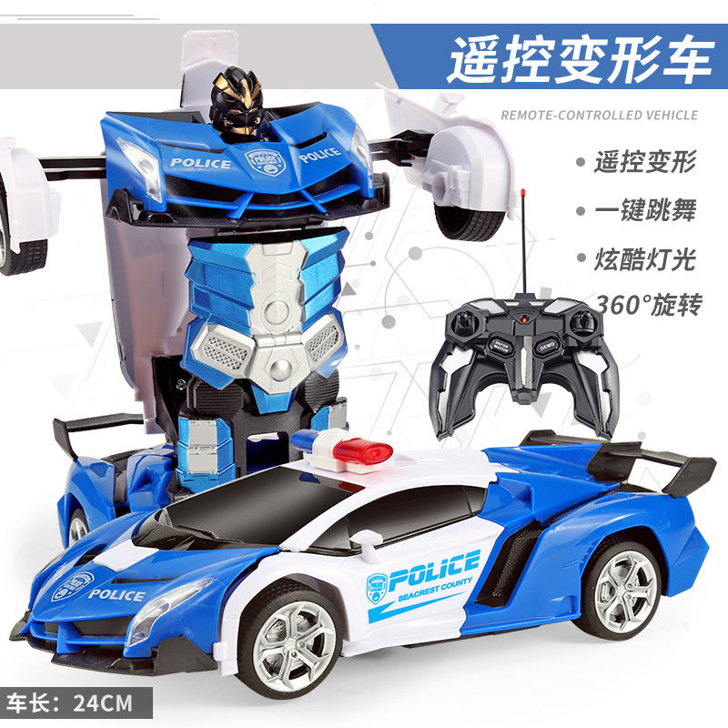 Children's deformation remote control car King Kong Bumblebee robot rechargeable electric drop-resistant children boy toy racing car