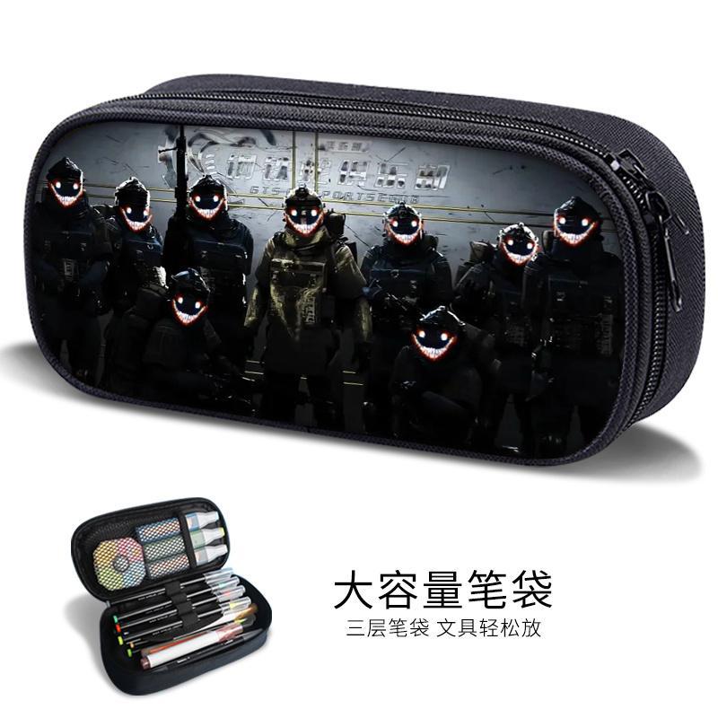 Chicken Pen Bag for Boys Peace Elite Expression Pack Stationery Box for Primary School Boys, Junior High School Students, Kindergarten Kidsren's Pen Box