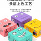 Tiktok-Style Face-Changing Magic Cube Smiley Face Fun Expression Building Block Puzzle Children's Toy Logical Thinking Educational