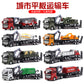 English packaging cross-border children alloy car vehicle trailer fire truck tank excavator pull back toy car