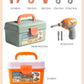 Children's DIY Tool Box Complete Set with Screws and Nuts, Children's Toys, Educational Electric Drill for Assembly and Disassembly