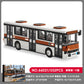 Cross-border engineering series truck city bus transport vehicle combined with small particle building blocks children's educational enlightenment toys