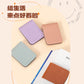 in stock Dopamine Color Magnetic Leather Bookmark Square Magnetic Bookmark Graduation Gift Bookworm Reading Pagination Clip