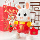 Cross-Border Electric Little Lucky Rabbit Baby Toy Dancing Children's Head-Up Training Doll Doll Baby Newborn