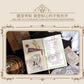 Picking up Korean Material Paper Qingye Whispering Series ins Small Fresh Broken Flowers diy Hand Account Collage Background Material