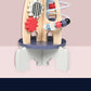 New Children's Wooden Space Rocket Multi-Functional Educational Early Education Around Beads Montessori Toys Customized