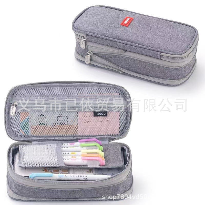 Retractable Pencil Case, Super Large Capacity, Multifunctional Stationery Box, Portable Foldable Storage Bag for Primary and Secondary School Students, Specially Designed for Exams
