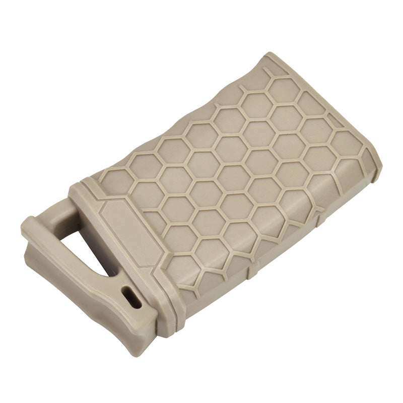 Cross-border Amazon new honeycomb M4 magazine quick pull rubber sleeve 5.56 non-slip magazine sleeve universal soft rubber sleeve