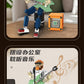 Wandering Rock Guitar Bluetooth Speaker Creative Building Small Particle Building Blocks Children's Educational Toy Model Ornaments