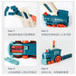 Cross-border dominoes trembles with educational children's automatic licensing electric sound and light train toys