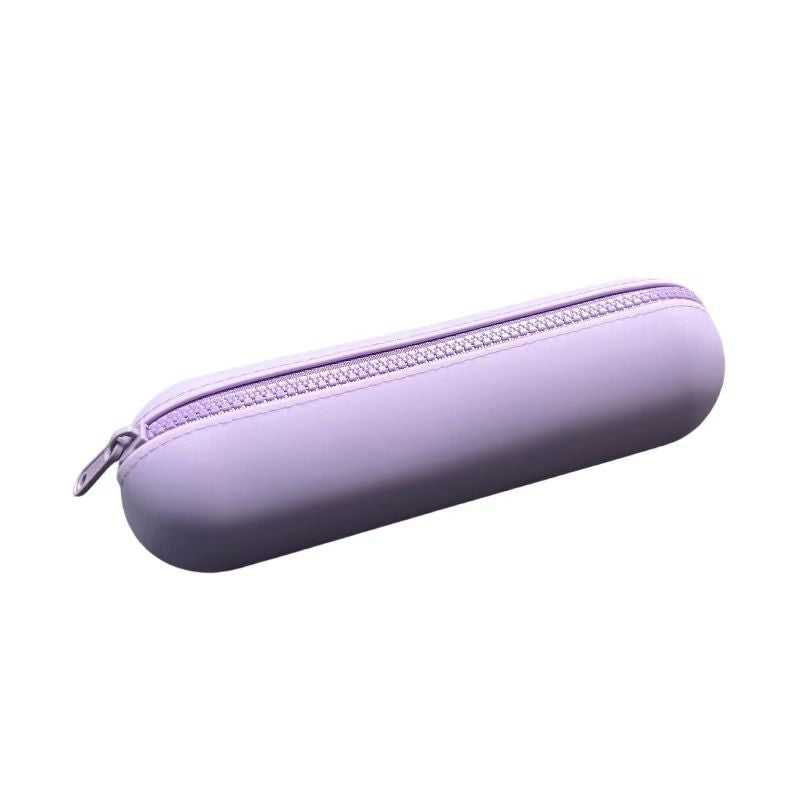 Cross-border Straight Hair Comb Silicone Storage Bag Lipstick Cosmetic Storage Bag Large Capacity Student Stationery Box Waterproof Bag