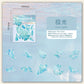 Pet Sticker Pack Crystal Story Series Crystal Ore Silver Hot Stamping Die-Cut Journal Decoration Stickers Cross-Border