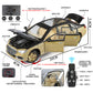 New Haodi Yc001 Boxed 1/24 Remote Control Electric Door S680 Realistic Children's Sound and Light Pull-Back Alloy Model Car