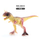 Children's Dinosaur Simulation Animal Ornaments Multiple Mini Solid Dinosaur Model Stegosaurus Spinosaurus Bull Dragon Bag Ornaments
