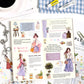 ZABC cross-border die-cut PET sticker book chasing ordinary series 20 characters life hand account collage stickers