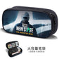 Sand Sculpture Pencil Bag for Boys, Multifunctional Stationery Box for Primary and Secondary School Students, Pubg Game Stationery Bag, Kidsren's Trendyy Pencil Bag