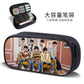 Times Youth Multi-Layer Stationery Box Canvas Pencil Bag Large Capacity Student Storage Box Pencil Bag Zipper New Style