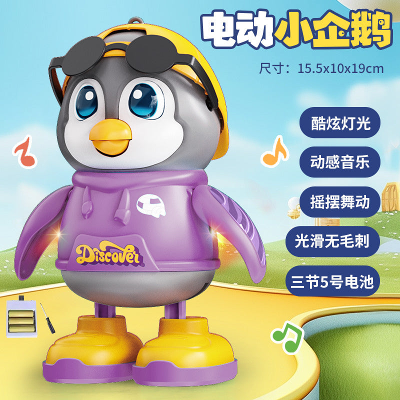 Shake Tone Swing Penguin Baby Electric Toys Educational Singing and Dancing Light Concert Factory Direct Sales